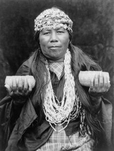 Athapascan Hupa Female Shaman, Edward Curtis, 1923