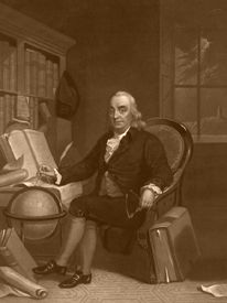 Benjamin Franklin, by Tompkins Harrison Matteson