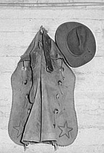 Cowboy chaps and hat