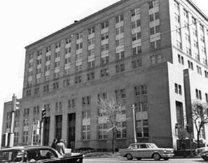 Early FBI Division Building in Kansas City, Missouri.