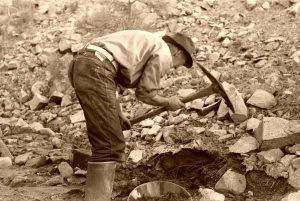 Gold Prospector in New Mexico