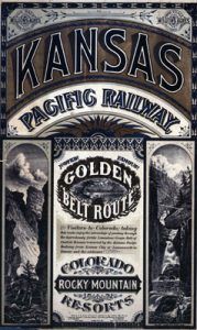 Kansas Pacific Railway Poster