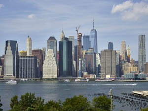 Manhattan skyline from Brooklyn, New York by Carol Highsmith.