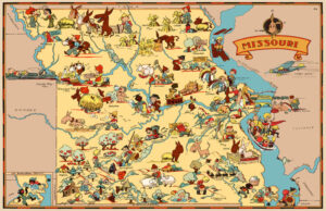 Missouri Cartoon Map