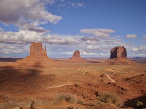 Monument Valley Navajo Tribal Park in Northeast Arizona by Carol Highsmith.