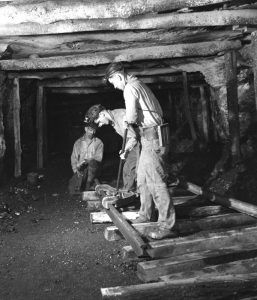 Coal Miners at the Pittsburg Coal Company, Pennsylvania by John Collier, 1942